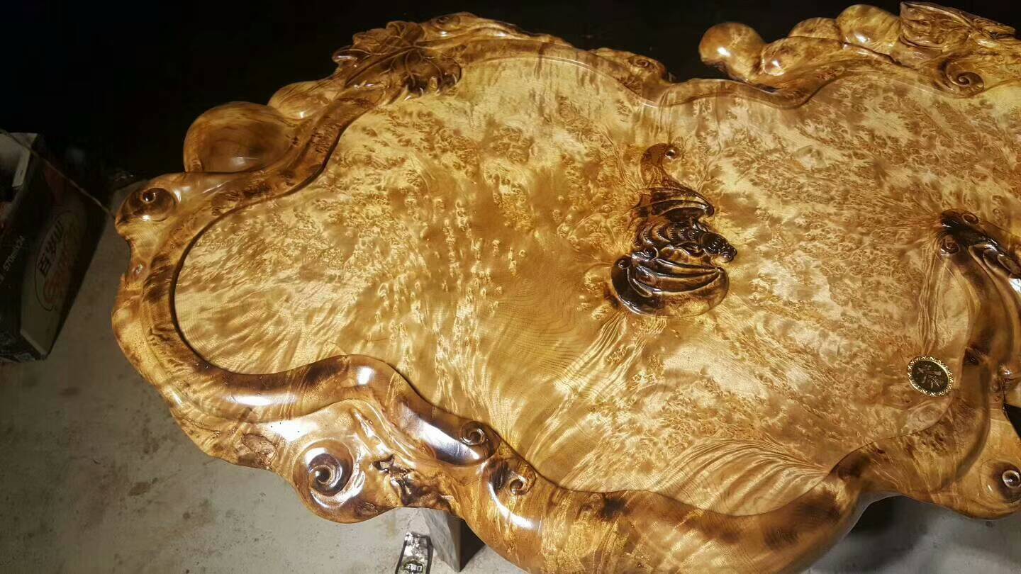 黄金樟根雕茶桌值得收藏吗,黄金樟根雕茶盘图片大全