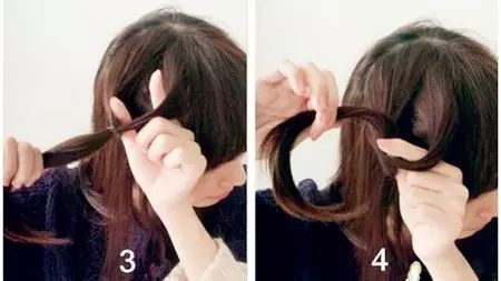 冬季戴帽子发型扎法,戴帽子发型这样搞温暖又好看