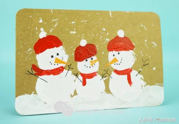 很简单的节日贺卡你学会了吗,节日贺卡简单易学