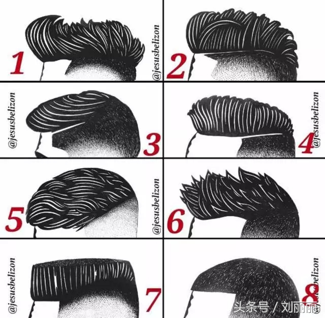 推荐男士十大发型,中年男士白发多剪什么发型好