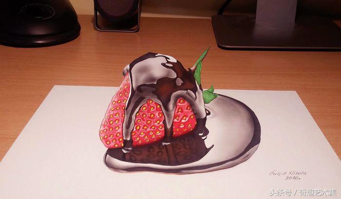 逼真的3d铅笔画,逼真3d彩铅画