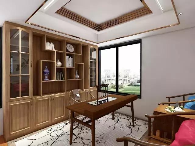 沉淀与释怀新中式风格装修案例,益家装修设计