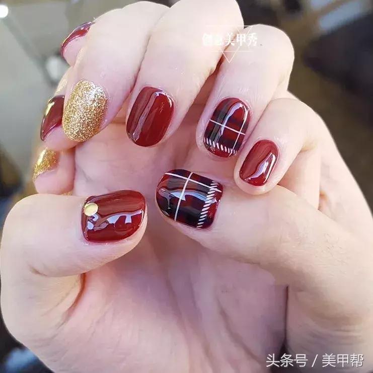 好看的美甲图片2021网红爆款美甲,2017年8种爆款美甲你做过几种