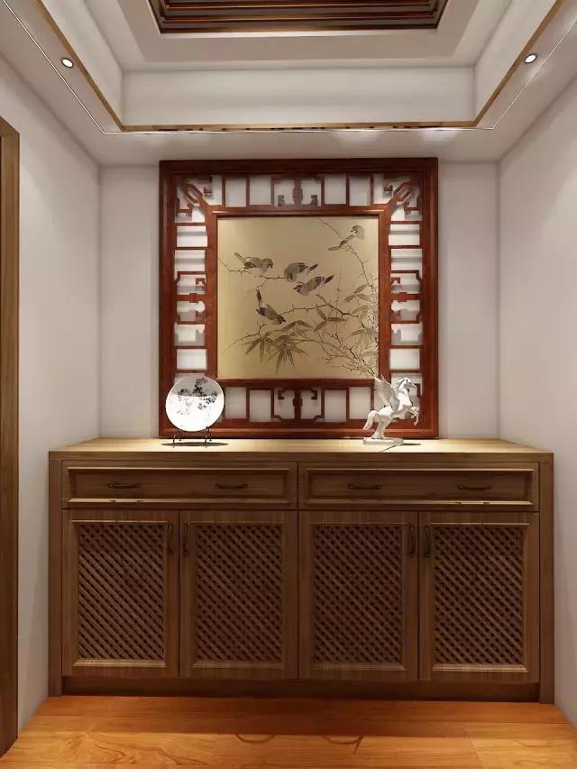 沉淀与释怀新中式风格装修案例,益家装修设计