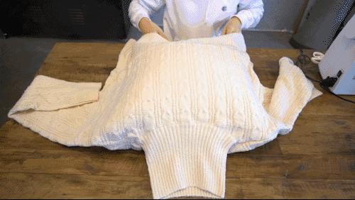 毛衣改造1000个创意,旧毛衣改造帽子最简单方法