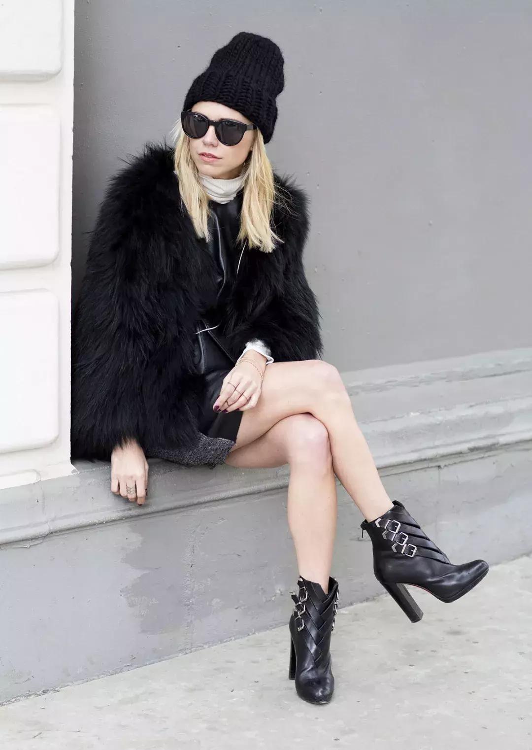 又降温了穿什么,保暖又好看针织帽