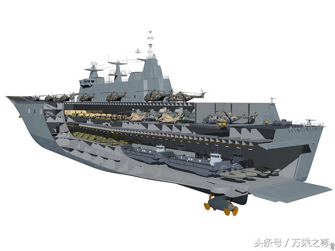 89种世界军舰结构剖面图