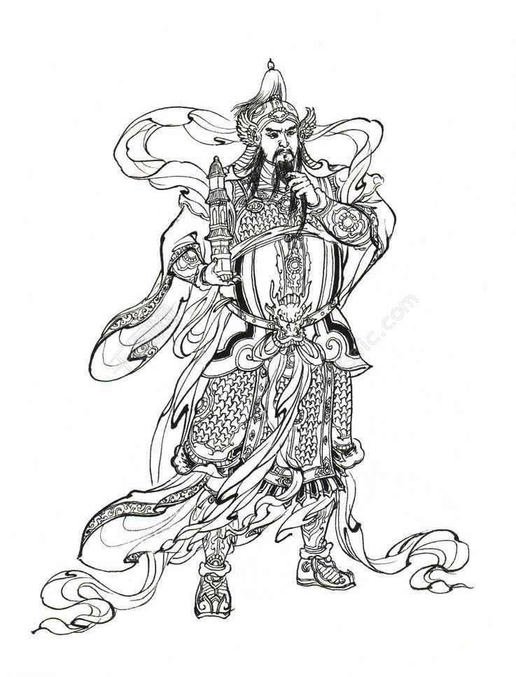 中国神仙体系和道教神仙体系,中国道教神仙谱系全图大全