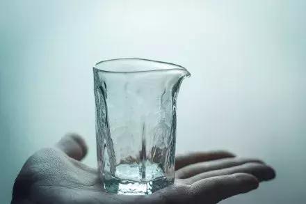 依云玻璃杯,原创自制ins风法式耐高温玻璃杯