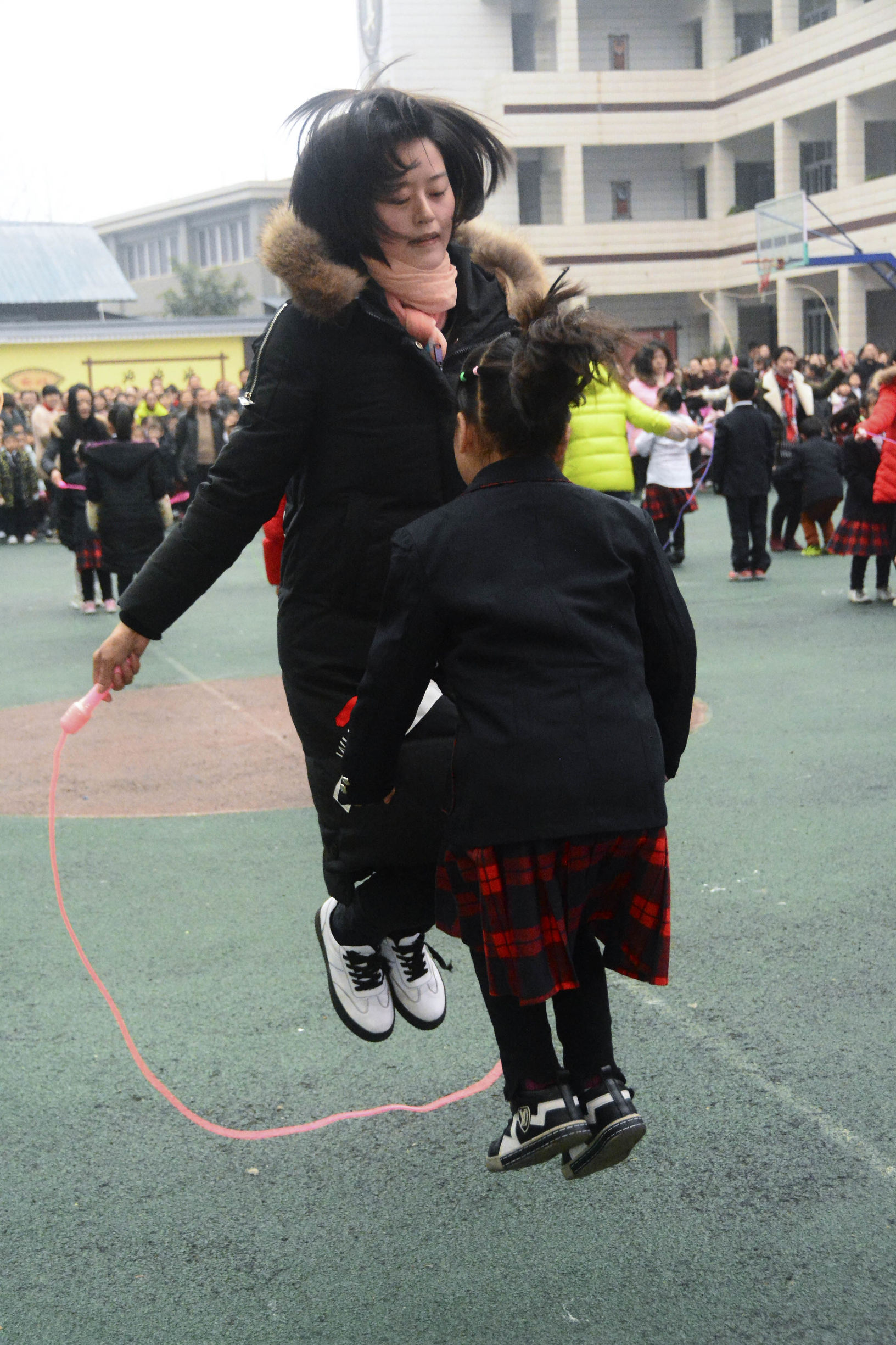 冬季亲子运动会游戏大班,巴州三中运动会