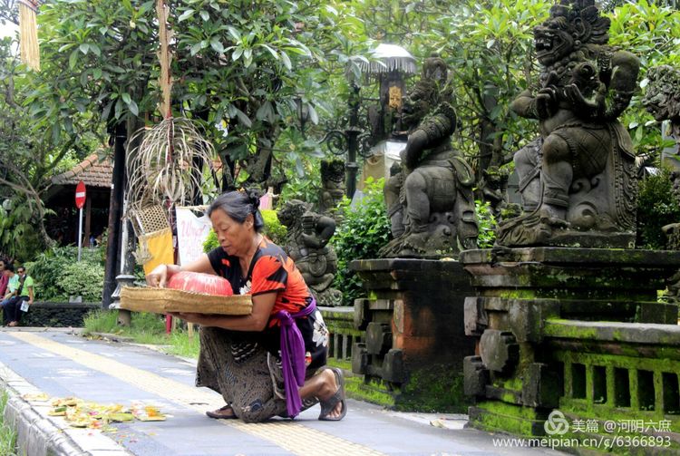 印度尼西亚巴厘岛印度教寺庙,巴厘岛最田园的热带风景