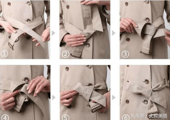 怎么系羊绒大衣腰带更显得随意,新奇妙招库大衣腰带的各种系法