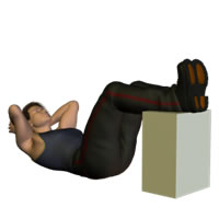 如何用哑铃锻炼胸肌和腹肌,哑铃锻炼腹肌动作方法动态图演示