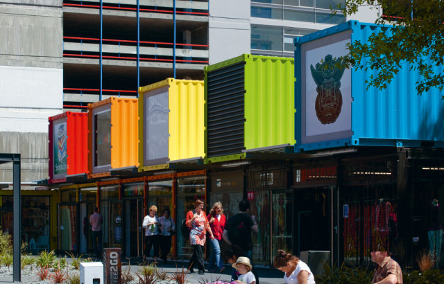 基督城最大的商业中心,基督城集装箱