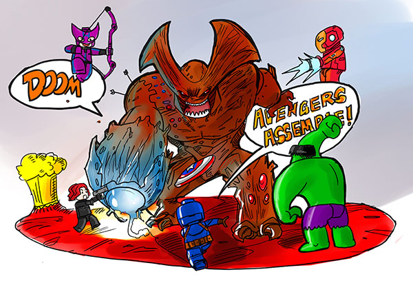 doom和灭霸,doom绝境逃生