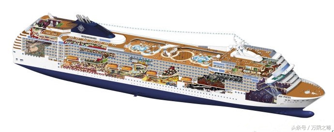 豪华邮轮实拍高清图片,豪华游轮剖面高清图