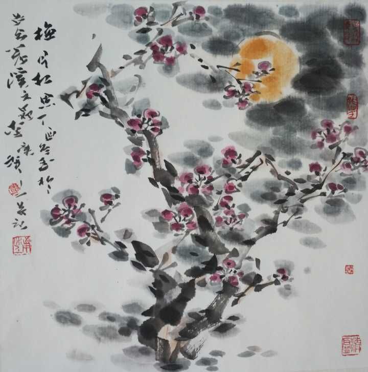 画家李庚一日一画,画家李庚作品价值