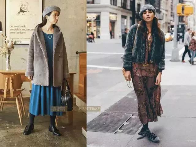 冬天怎么穿裙子才不冷请get这三招,高个子冬天穿什么裙子好看