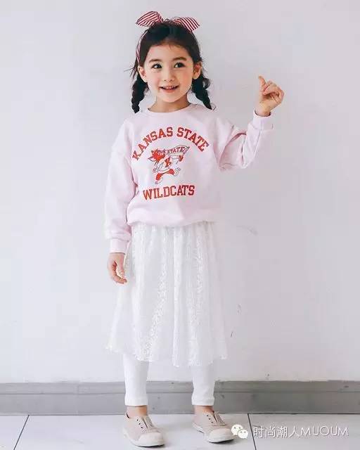 韩国小麻豆ellie春夏甜美童装搭配