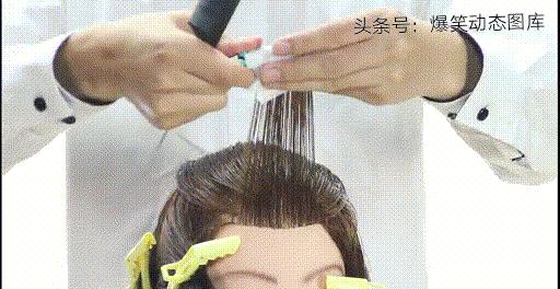 美发烫发各种卷杠手法,美发师烫发教学