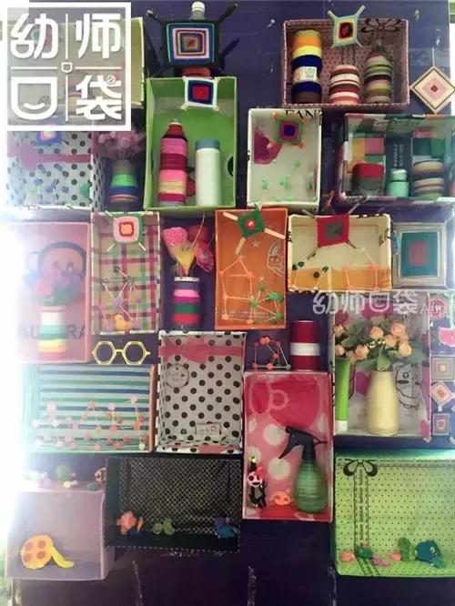 幼儿园鞋盒的多种玩法,买来的鞋盒不要怎么利用