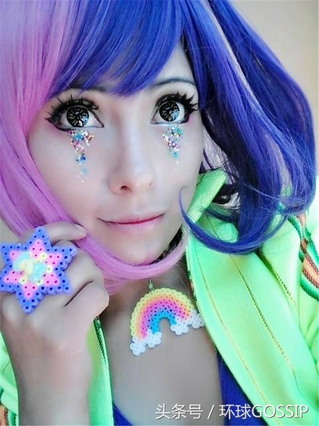 洋娃娃变妆,真人版洋娃娃妆容