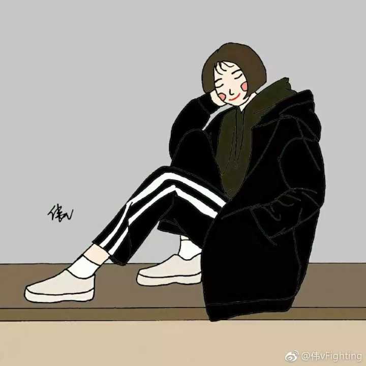 q版婚礼logo头像设计,插画头像手绘婚礼