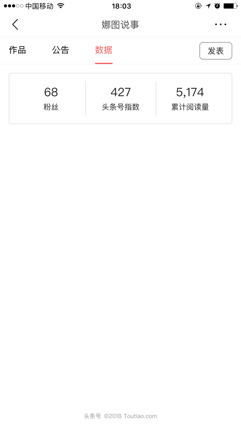 头条原创心路历程,进入头条心路历程