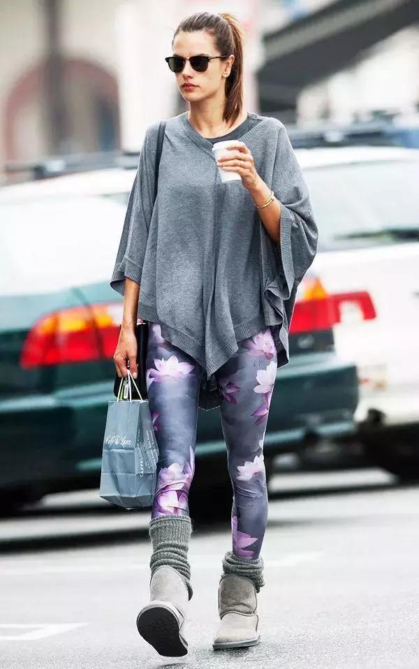 周冬雨雪地靴怎么搭配裤子,谁说雪地靴不好搭配