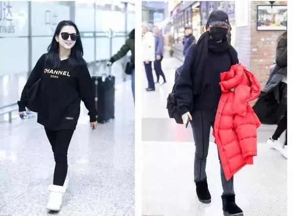 周冬雨雪地靴怎么搭配裤子,谁说雪地靴不好搭配