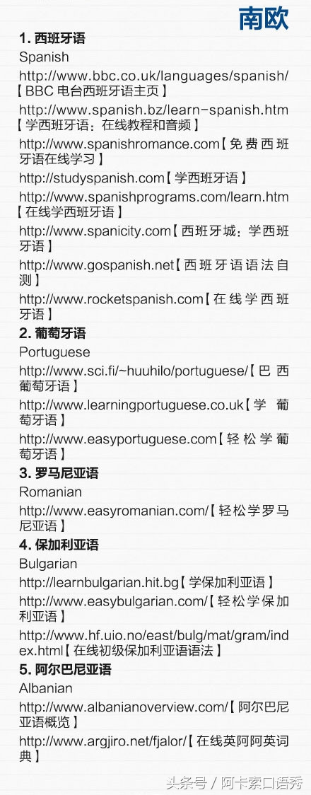 世界各国语言学习网站，很全面，快收藏起来学习吧！