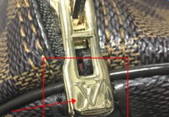 看标辨别lv包包真假,lv拉链真假鉴别方法双肩包