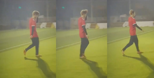 鹿晗踢球有多帅,网友评论鹿晗打球