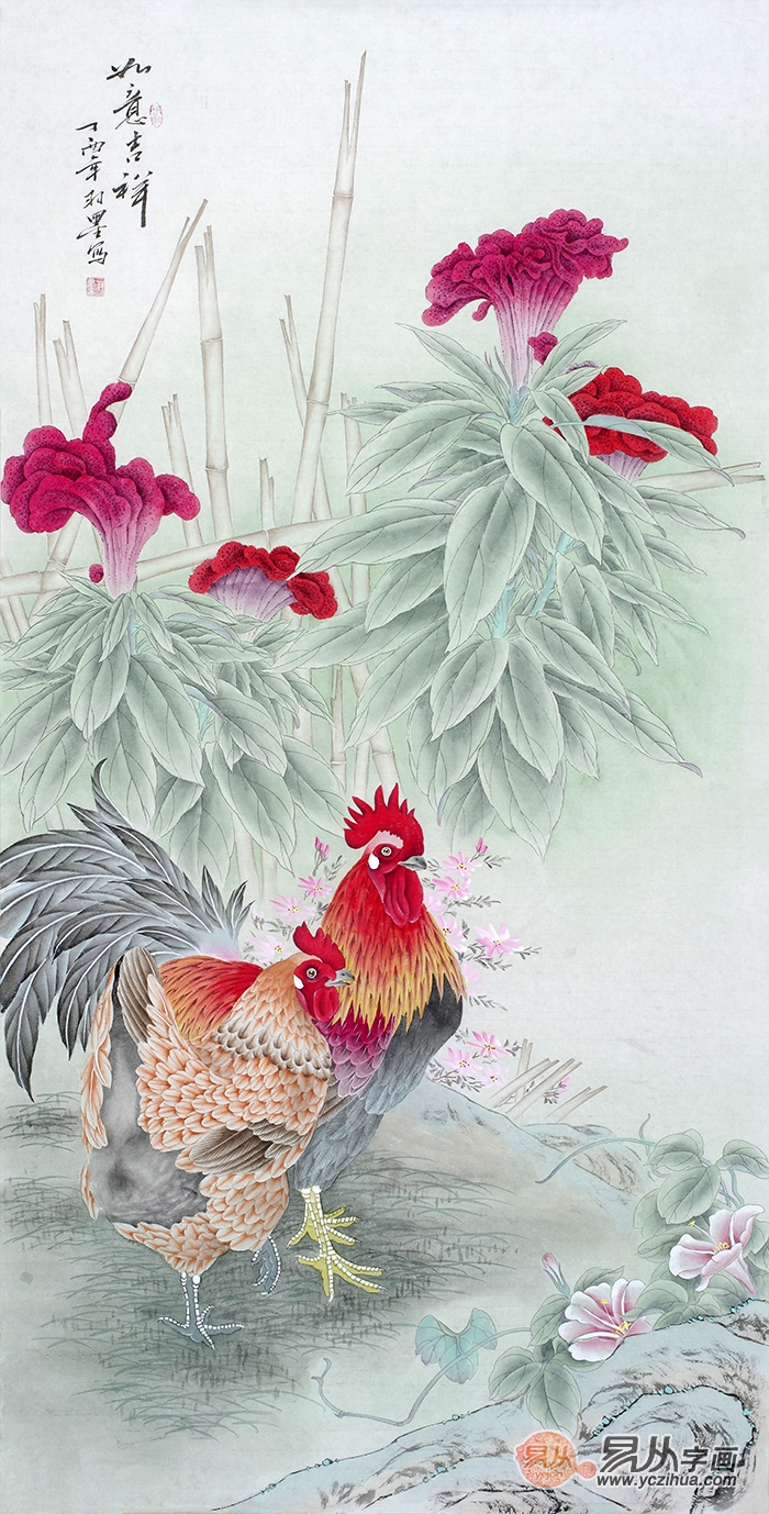 过年送什么花鸟画好,开业送的山水画寓意好的