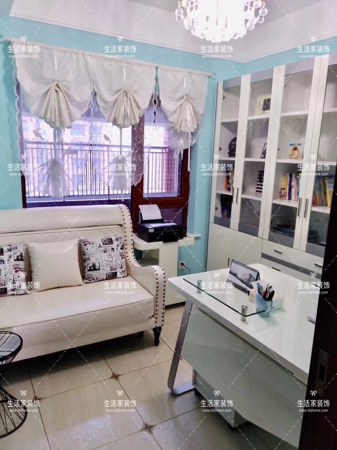 西安小户型装修设计,西安109户型现代轻奢装修风格