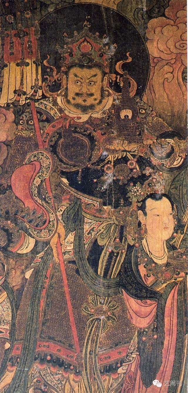 法海寺壁画线稿作品,法海寺明代壁画媲美敦煌无一废笔