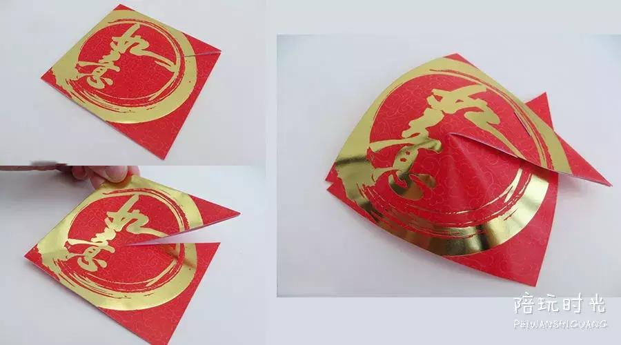 纸灯笼安装龙,纸筒鞭炮灯笼怎么折