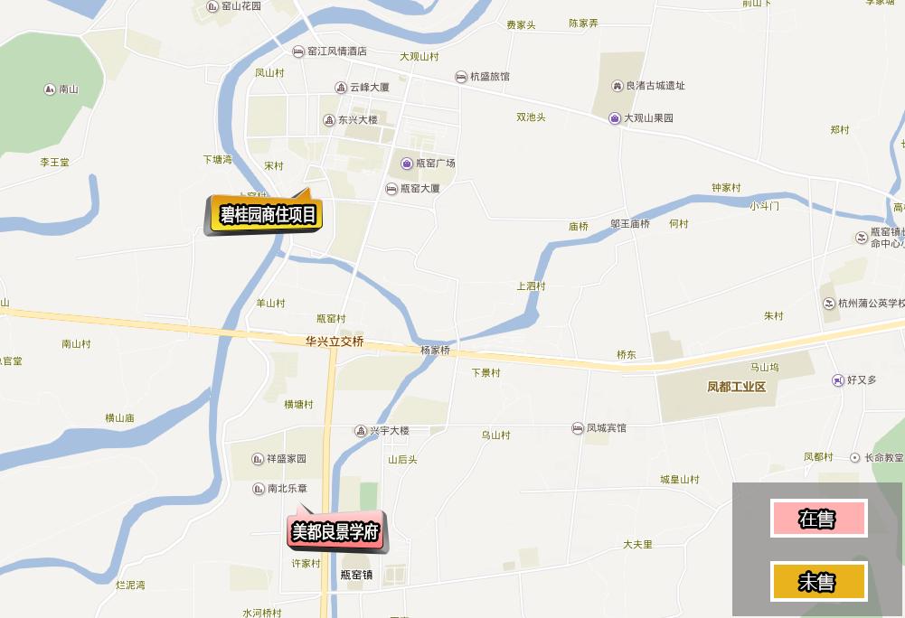 杭州瓶窑新城规划,杭州瓶窑老城和新城