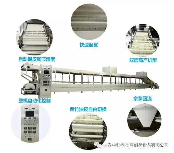 全自动腐竹机一机多用,一机多用豆制品机器