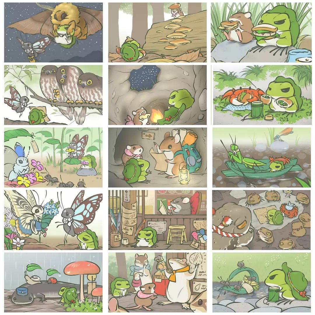 一只佛系青蛙,一只佛系的青蛙