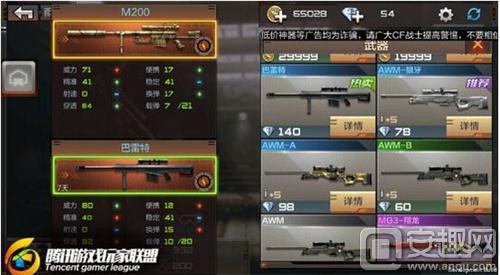 cf手游m200狙击枪普通版怎么获取,cf手游m200幻神是轻狙还是重狙