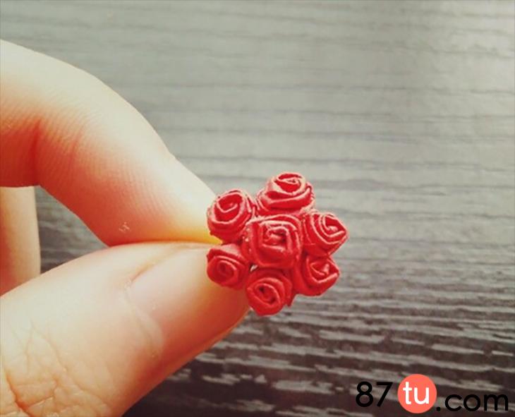 玫瑰花折纸手残党超简单好看迷你,折纸玫瑰花叶子图解