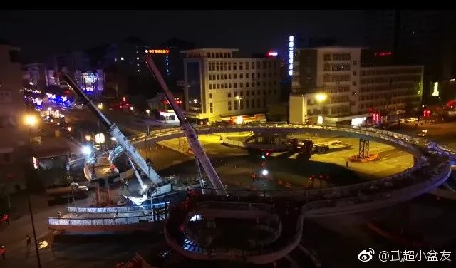 西安五路口天桥拆除全过程,西安过街天桥现状