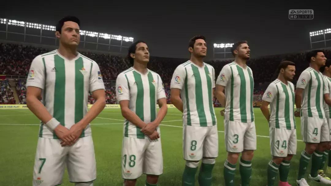 fifa18对比pes18,pes2018对战