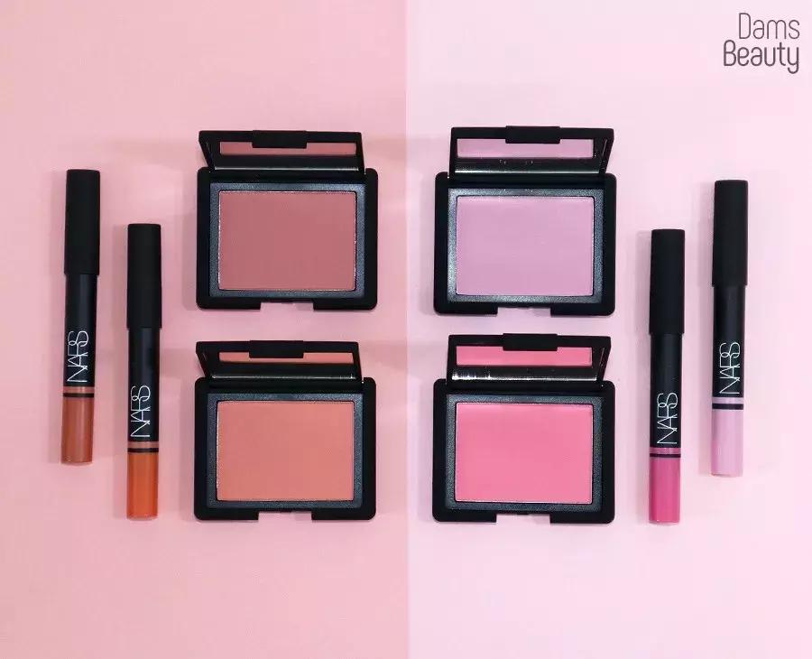 nars965穿越西伯利亚试色,nars腮红gina跟behave试色