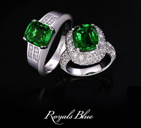 沙弗莱裸石视频,tiffanytsavorite沙弗莱项链