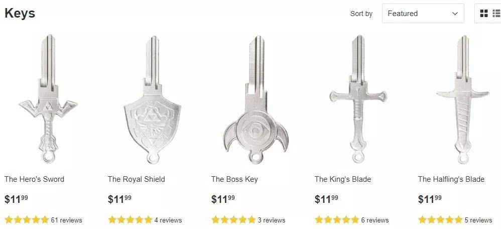 白领精英们，以后打领带可以选个游戏主题的领带夹了