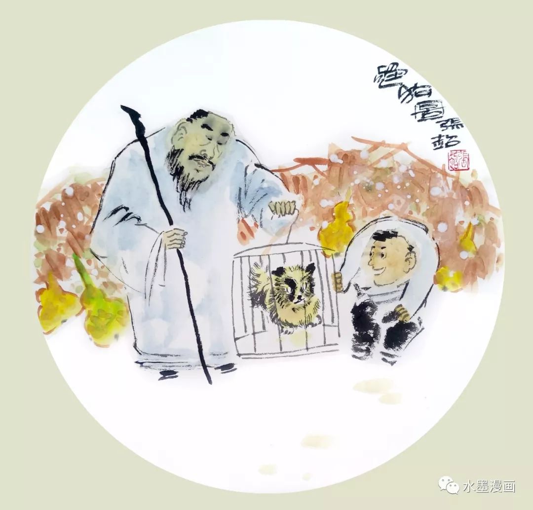 狗年主题绘画作品欣赏,狗年绘画图片