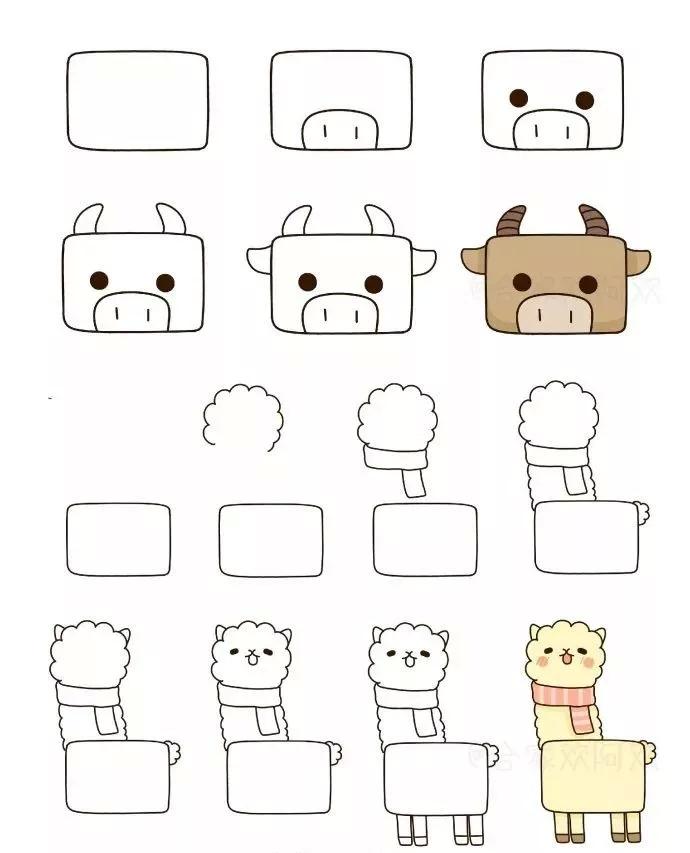 可爱的儿童简笔画大全简单,儿童简笔画大全简单零基础