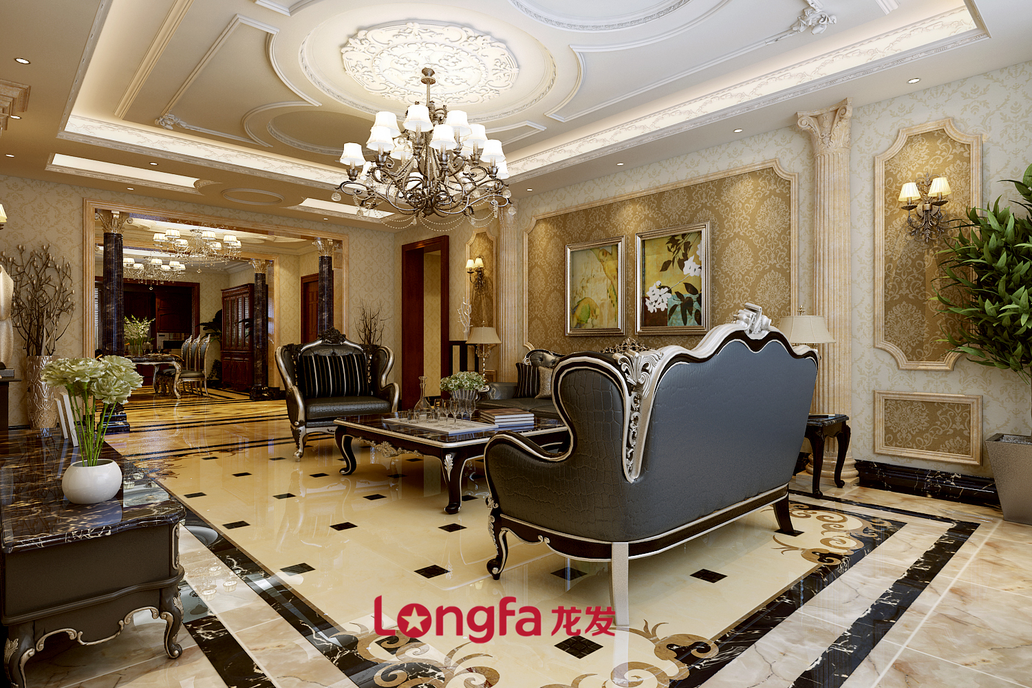 龙发装饰精装效果图北欧风,哈尔滨龙发装饰公司